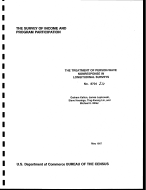The Treatment of Person-Wave Nonresponse in Longitudinal Surveys