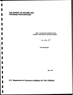 SIPP:  Filling Data Gaps on the Poverty and Social Welfare Fronts