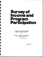 An Analysis of the SIPP Asset and Liability Feedback Experiment