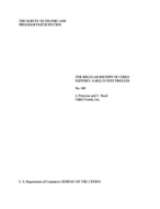 The Regular Receipt of Child Support:  A Multi-Step Process