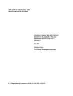 Findings from the SIPP Fringe Benefits Feasibility Study:  Response Rates and Data Quality