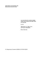 An Analysis of Leaving Home Using Data from the 1984 Panel of the SIPP