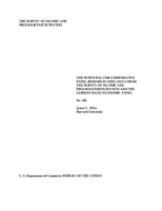 The Potential for Comparative Panel Research Using Data from the Survey of Income and Program Participation and the German Socio-Economic Panel