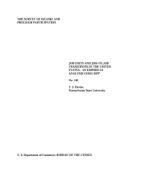 Job-Exits and Job-To-Job Transitions in the Unites States: An Empirical Analysis Using SIPP