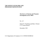 The Survey of Income and Program Participation in the 1990's