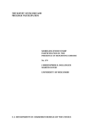 Modeling Food Stamp Participation in the Presence of Reporting Errors
