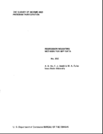 Regression Weighting Methods for SIPP Data