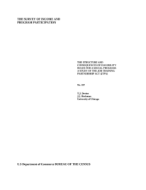 The Structure and Consequences of Eligibility Rules for a Social Program: A Study of the Job Training Partnership Act ( JTPA) 