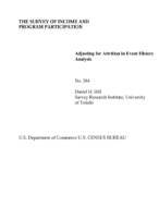 Adjusting for Attrition in Event History Analysis