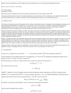 Small Area Estimation with Administrative Records and Continuous Measurement