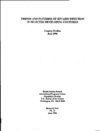 Trends and Patterns of HIV/AIDS Infection in Selected Developing Countries, Country Profiles: June 1996