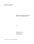 Home Equity, Wealth, and Financial Assets of U.S. Households in 1995
