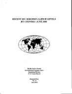 Recent HIV Seroprevalence Levels by Country: June 2000