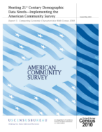 Report 5: Comparing Economic Characteristics with Census 2000