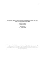 Estimates about Fertility and Grandparents from the ACS, the CPS, C2SS and Census 2000,ACS Comparison Report for Household and Family Data