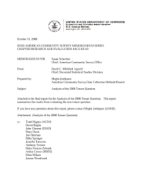 Analysis of the 2008 Tenure Question