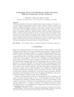 A Simulation Study of the Distribution of Fay’s Successive Difference Replication Variance Estimator