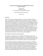 Analysis of Recorded Interviews in the 2010 SIPP-EHC Field Test