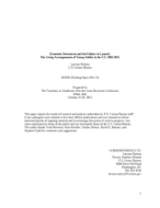 Economic Downturns and the Failure to Launch: The Living Arrangements of Young Adults in the U.S. 1995-2011