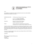 Analysis of Alternative Call Parameters in the American Community Survey’s Computer Assisted Telephone Interviewing