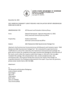 2015 Replacement Mail Questionnaire Package Test