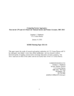 Comparing Income Aggregates: How do the CPS and ACS Match the National Income and Product Accounts, 2007-2012