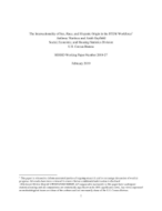 The Intersectionality of Sex, Race, and Hispanic Origin in the STEM Workforce