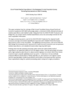Out-of-Pocket Medical Expenditures in the Redesigned Current Population Survey: Evaluating Improvements to Data Processing