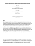 Differences in Heart Disease Death Rates and Trends by County-Level Deprivation, 2010-2019
