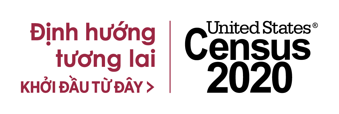 2020 Census tagline - Vietnamese (red)