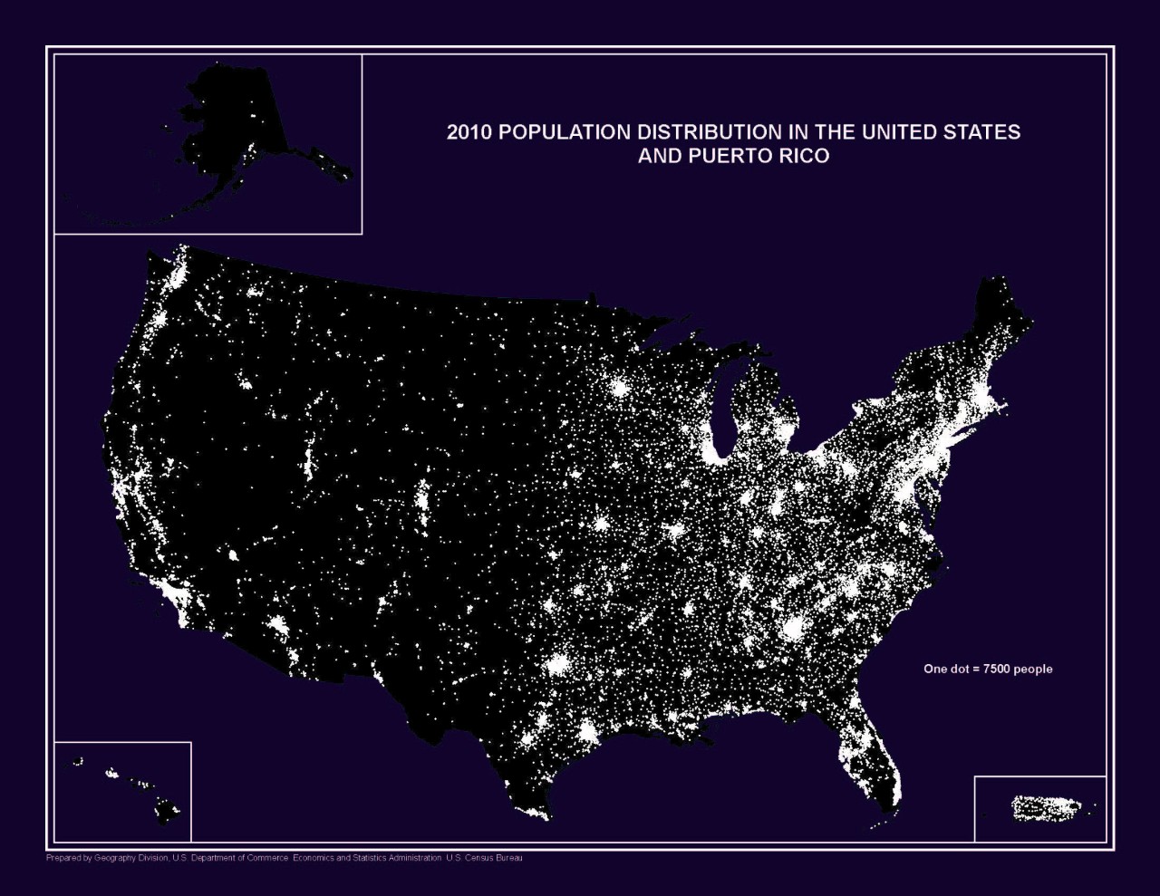 2010 Population Distribution in the United States and Puerto Rico