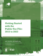 Getting Started with the Public Use File: 2015 to 2023