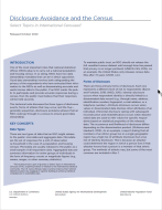 Disaster Statistics and Censuses