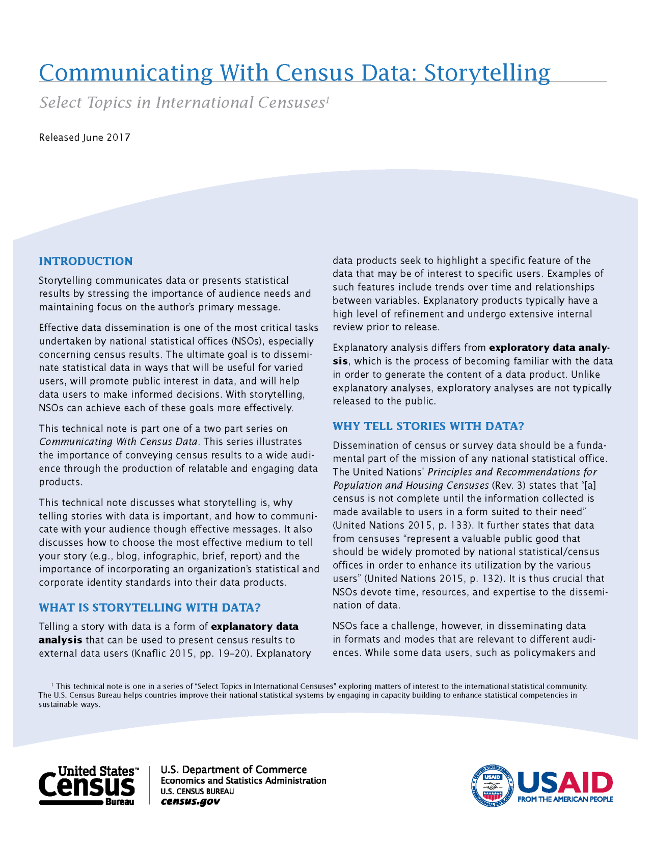 Communicating With Census Data: Storytelling