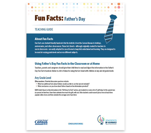 Fun Facts: Father's Day Teaching Guide